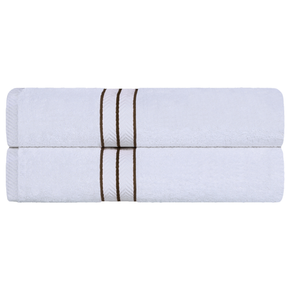 Ultra-Plush Turkish Cotton Hotel Collection Super Absorbent Solid Luxury Bathroom Set - Latte