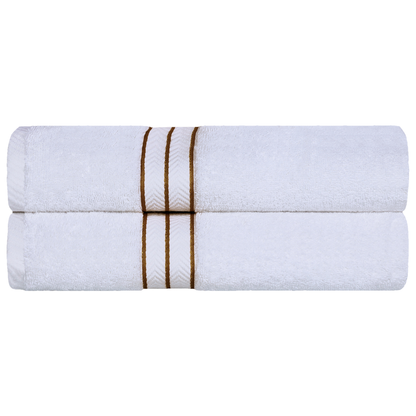 Ultra-Plush Turkish Cotton Hotel Collection Super Absorbent Solid Luxury Bathroom Set - Toast