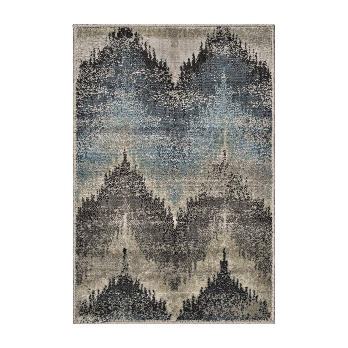 Superior Cadwell Abstract Faux Distressed Area Rug - Beige