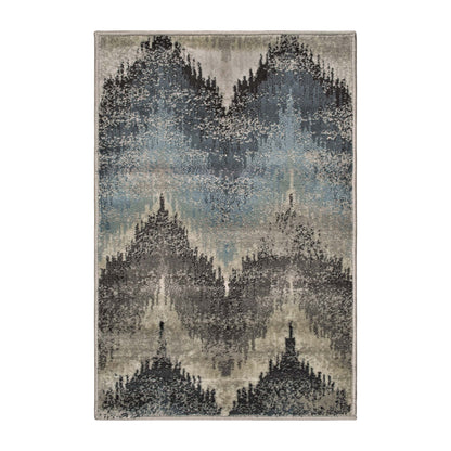 Superior Cadwell Abstract Faux Distressed Area Rug - Beige