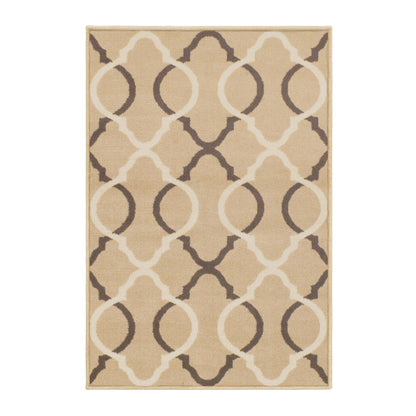 Superior Cadena Moroccan Trellis Contemporary Area Rug - Beige