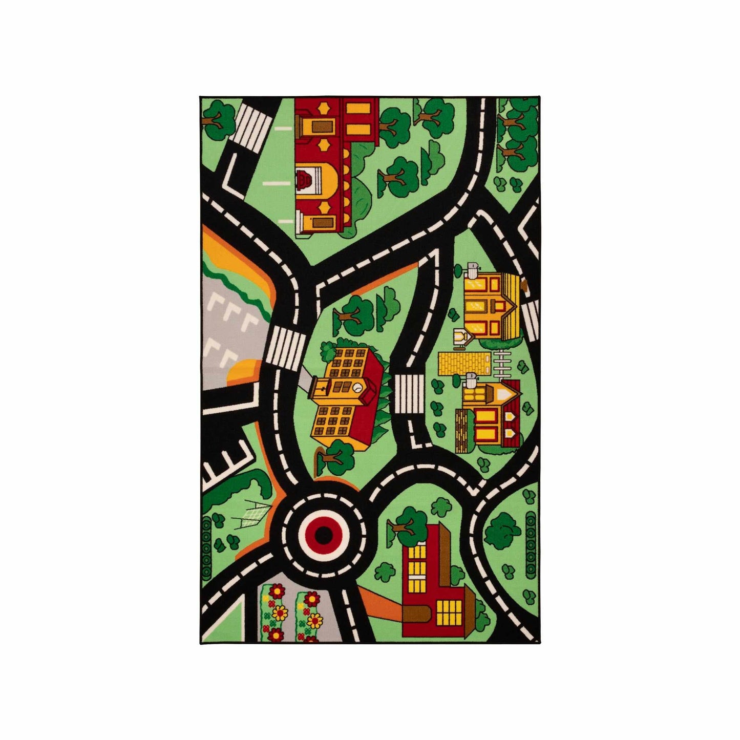 City-Cruising Non-Slip Kids Indoor Washable Area Rug or Runner 