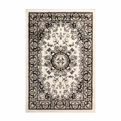  Superior Edinberg Oriental Floral Medallion Area Rug - Ivory/Green