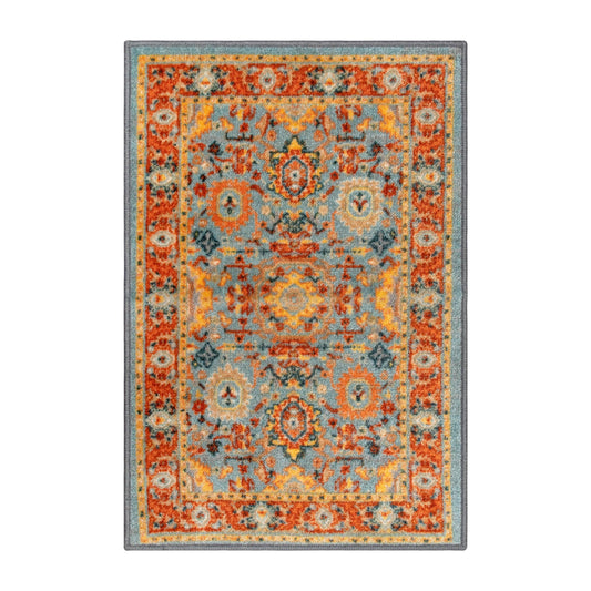 Superior Hadar Geometric Non-Slip Indoor Area Rug or Runner 