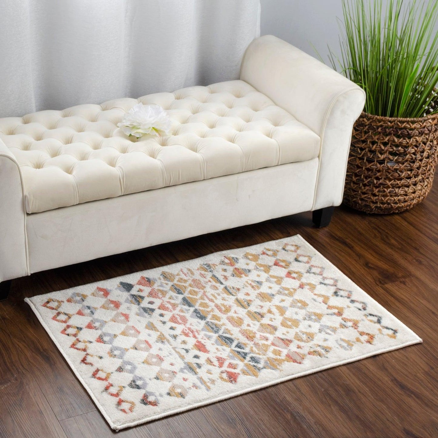 Superior Numair Abstract Geometric Diamonds Indoor Area Rug