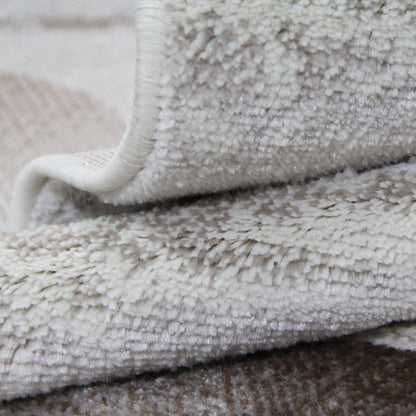  Palesa Scrolling Botanical Vines floral motif Indoor Area Rug - Hazelnut