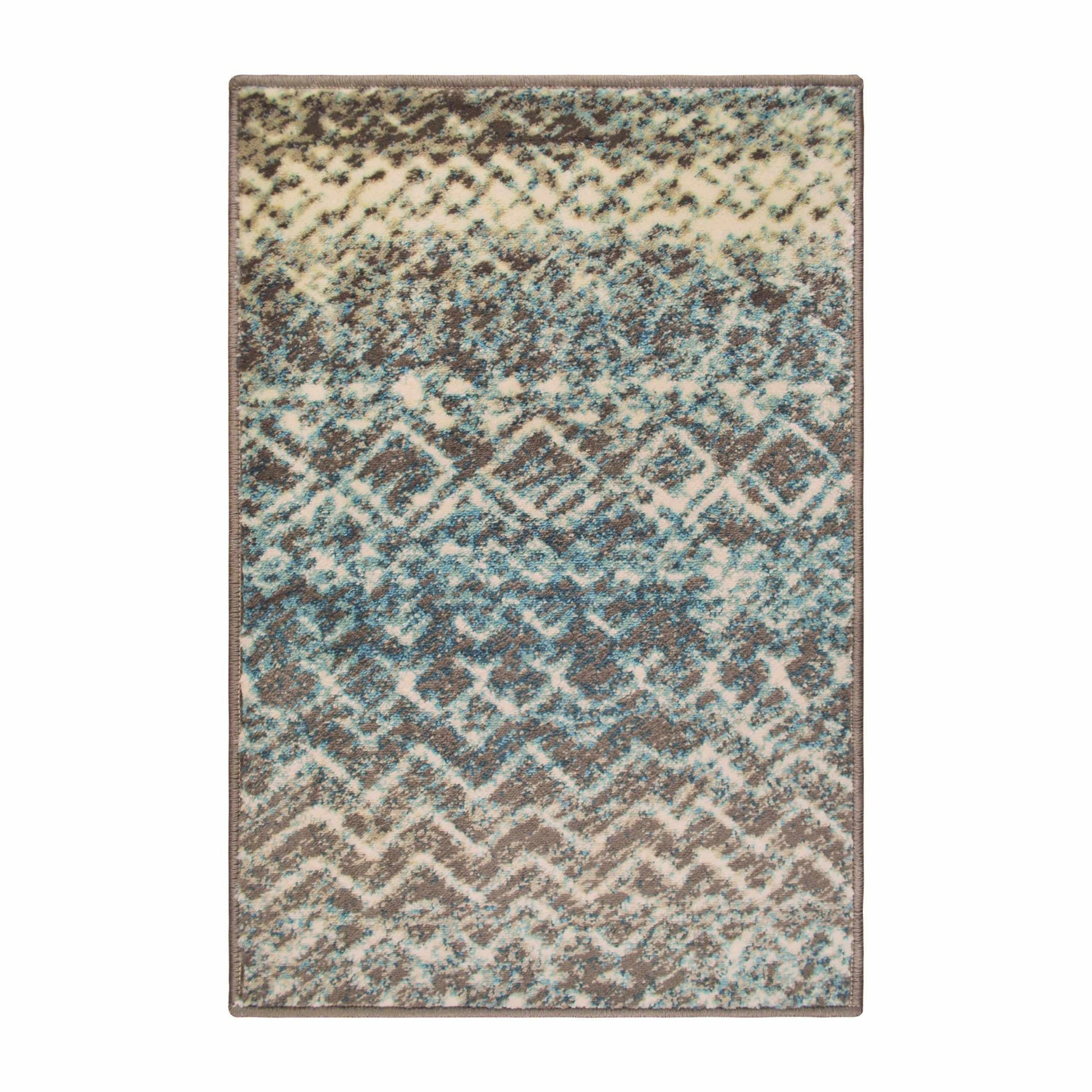 Superior Sunderland Modern Abstract Geometric Indoor Area Rug - Taupe/Ivory