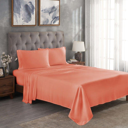 Modal From Beechwood 300 Thread Count Solid Deep Pocket Bed Sheet Set