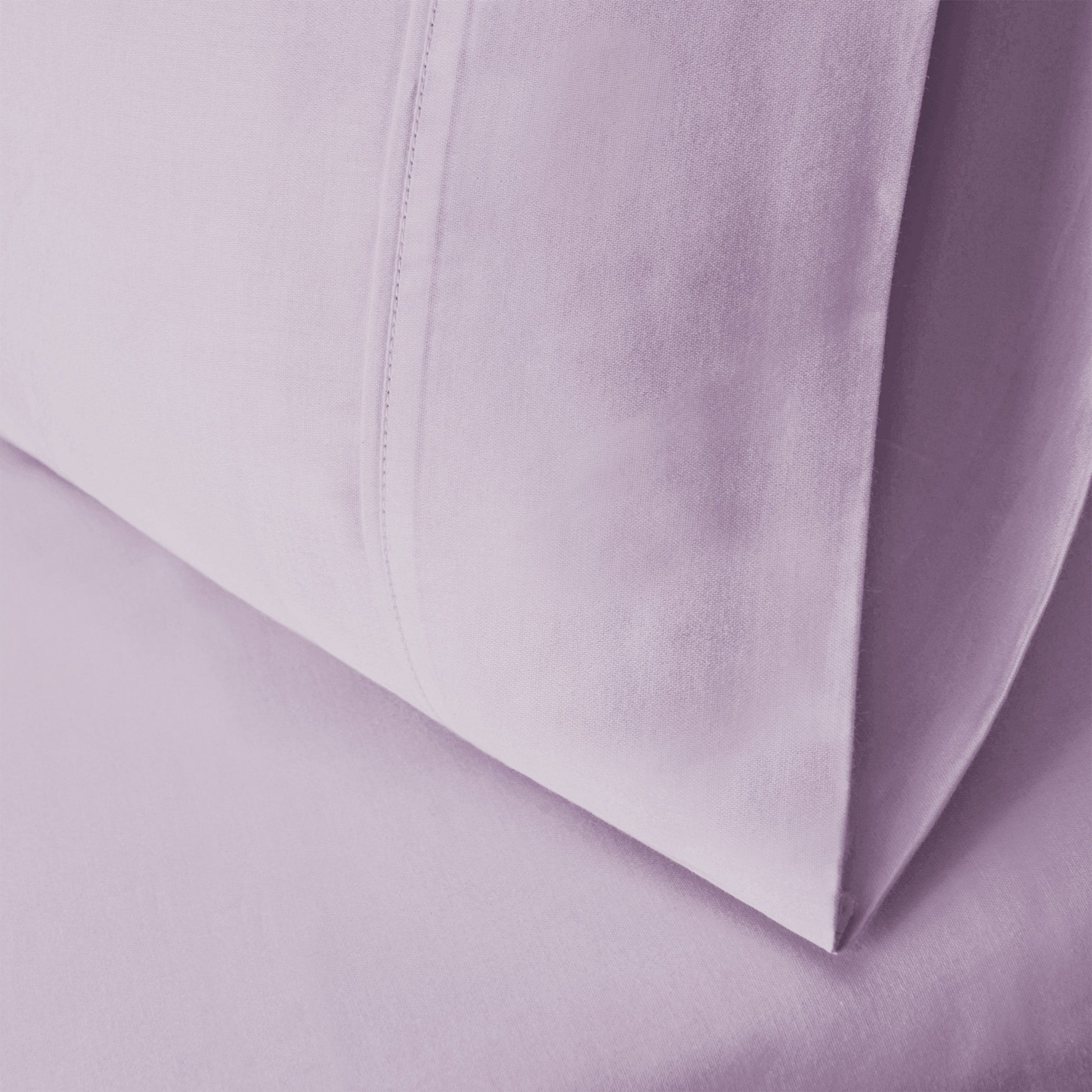 Superior Egyptian Cotton 300 Thread Count Solid Pillowcase Set - Lavender