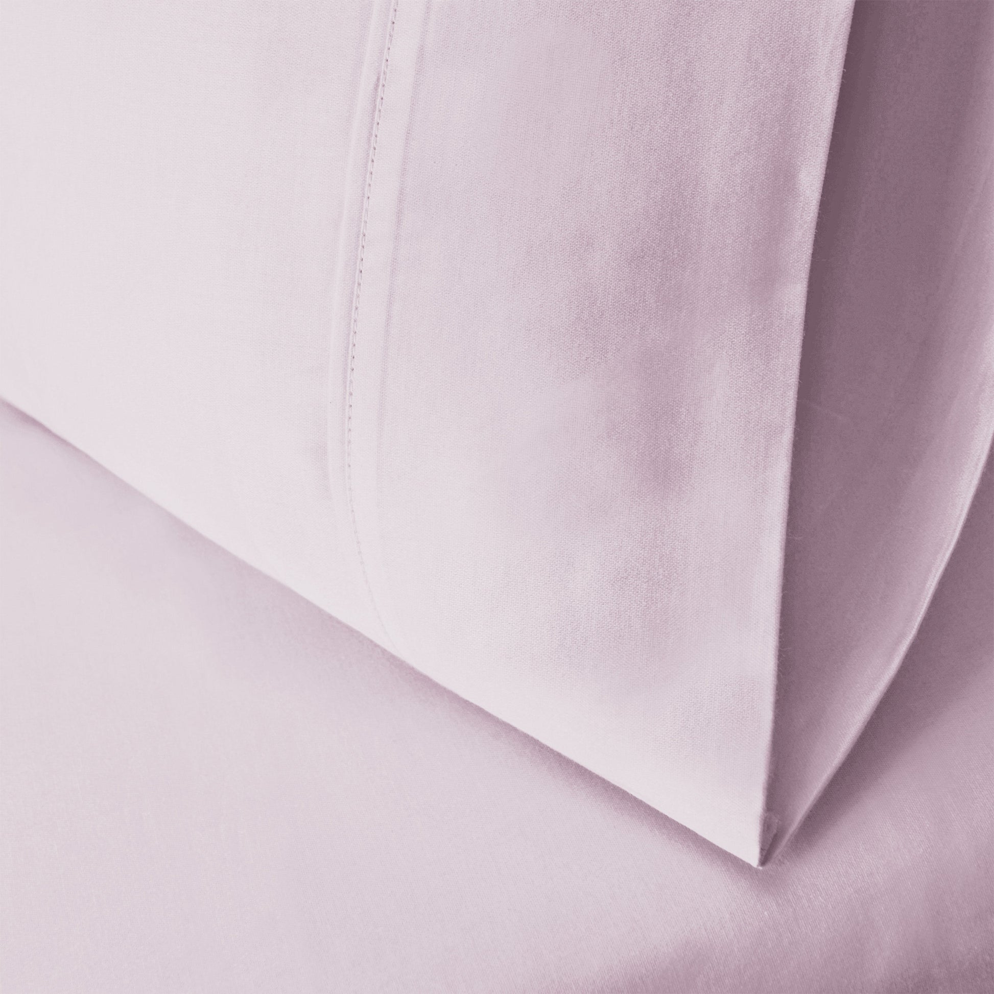 Superior Egyptian Cotton 300 Thread Count Solid Pillowcase Set - Lilac