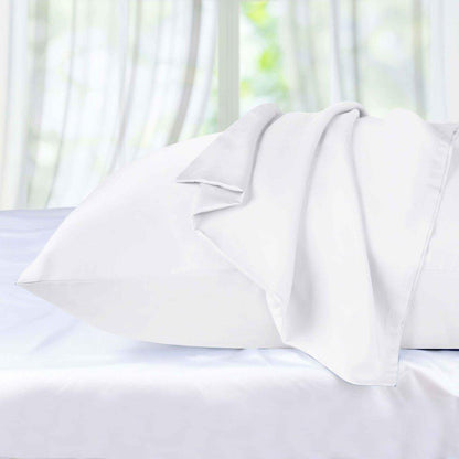 300 Thread Count Modal from Beechwood Solid Pillowcase Set - White