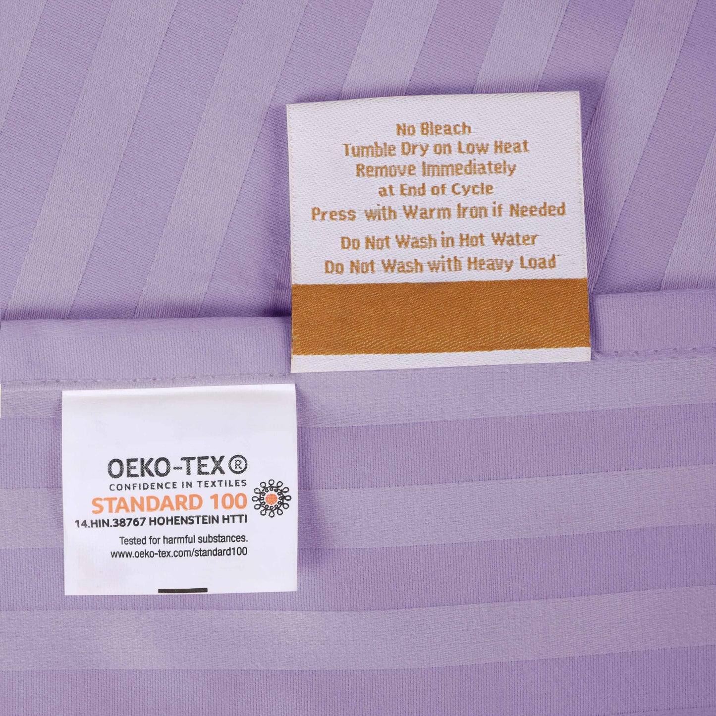 Superior 300 Thread-Count Premium Egyptian Cotton Stripe Sheet Set - Lavender
