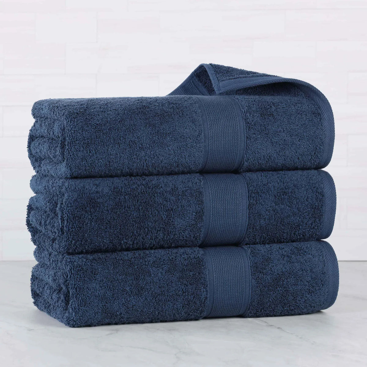 Oregon Organic Cotton Medium Weight Solid Bath Towel, Set of 3