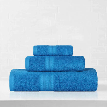 Eco-Friendly Ringspun Cotton Towel Set 3-Piece