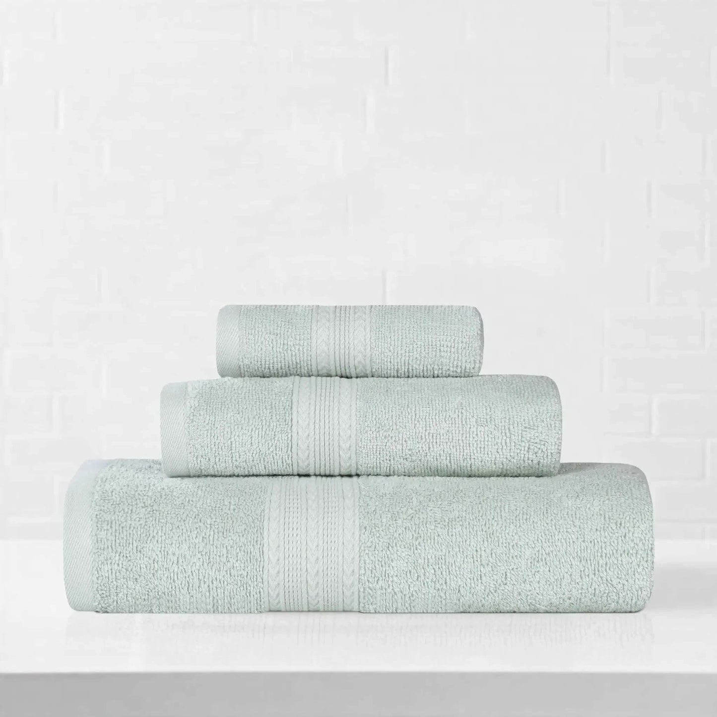 Eco-Friendly Ringspun Cotton Towel Set 3-Piece