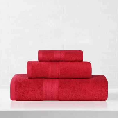 Eco-Friendly Ringspun Cotton Towel Set 3-Piece