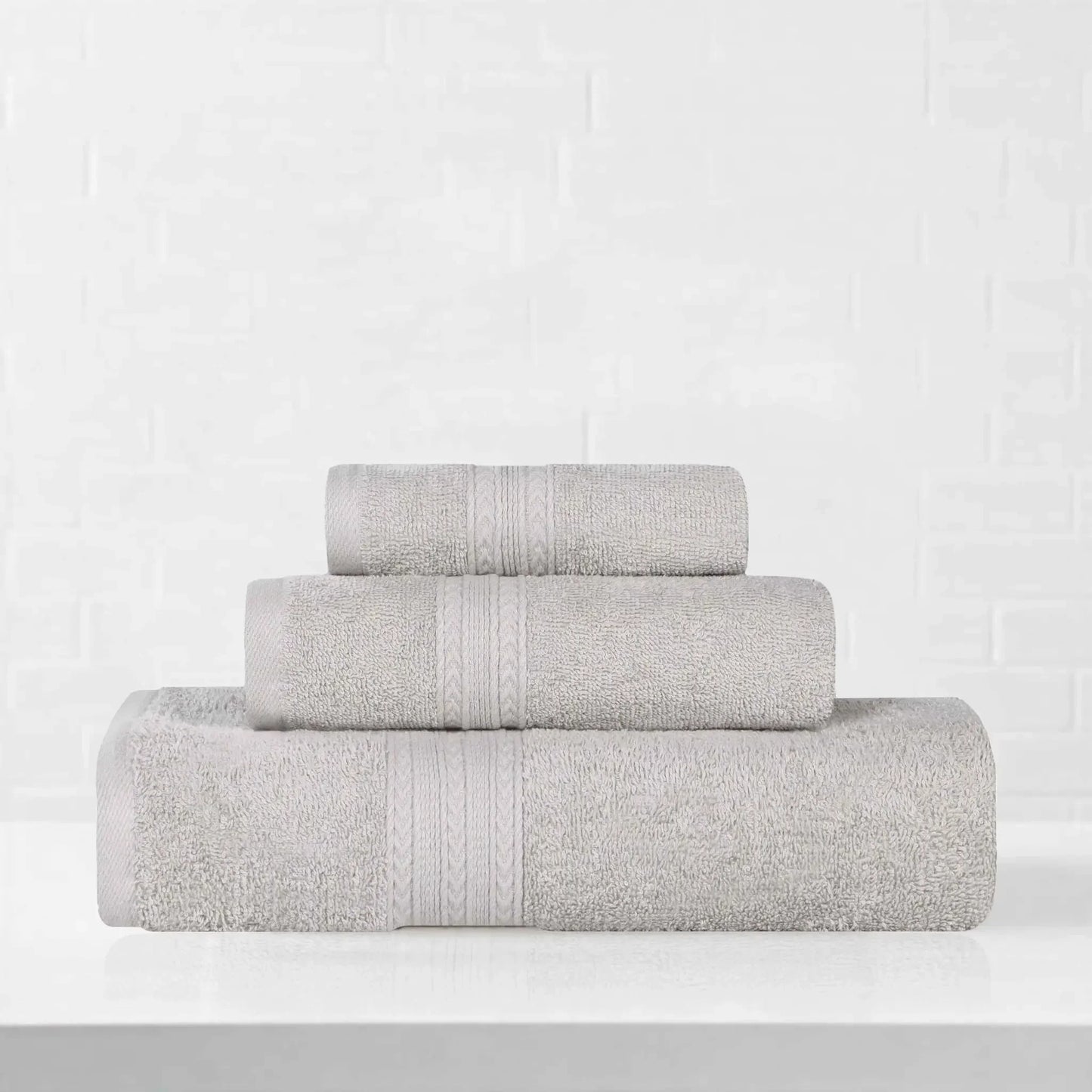 Eco-Friendly Ringspun Cotton Towel Set 3-Piece