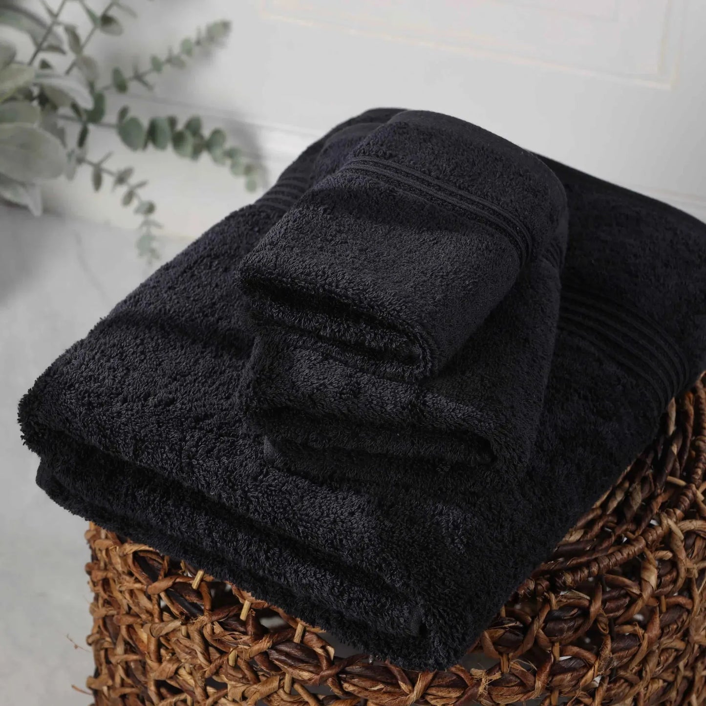 Heritage Egyptian Cotton Plush 3 Piece Absorbent Luxury Towel Set