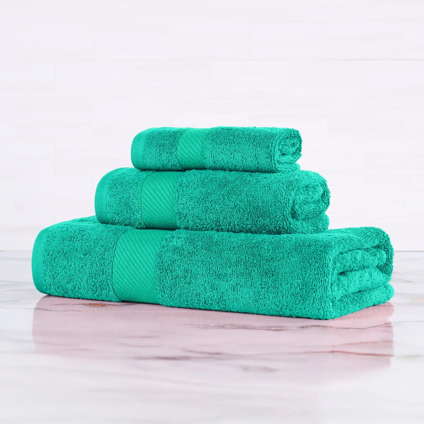 Kendell Egyptian Cotton Quick Drying 3 Piece Towel Set