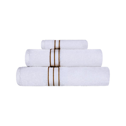 Ultra-Plush Turkish Cotton Hotel Collection Super Absorbent Solid Luxury Bathroom Set - Toast