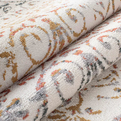 Ulani Distressed Modern Damask Indoor Area Rug