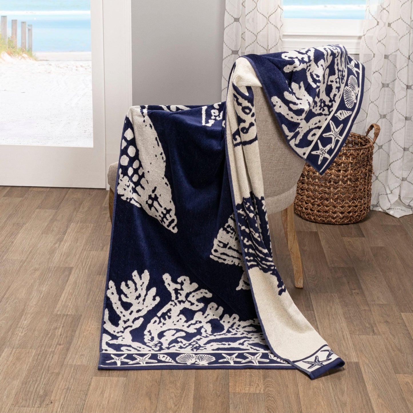 Seacoast Oversized 2 Piece Beach Towel Set