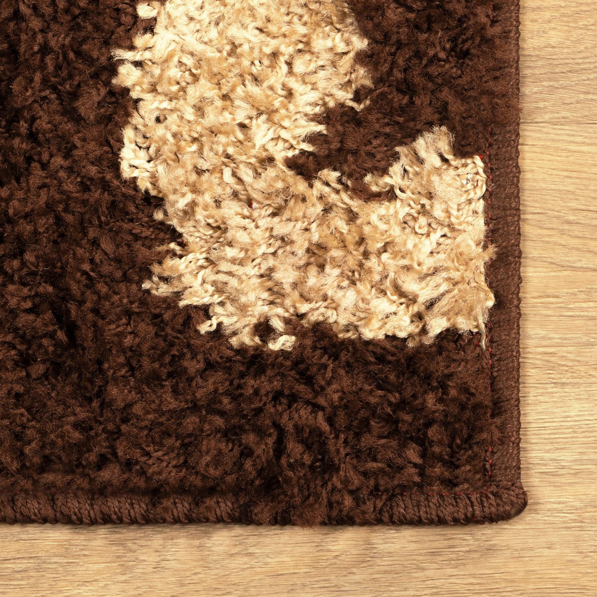  Superior Victorian Glam Floral Medallion Indoor Shag Area Rug - Black Gold