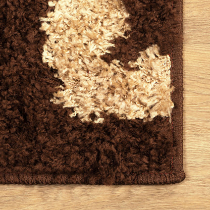  Superior Victorian Glam Floral Medallion Indoor Shag Area Rug - Black Gold