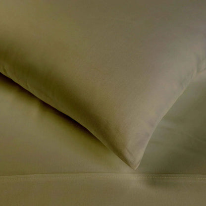 Egyptian Cotton 400 Thread Count Solid Luxury Pillowcases, Set of 2