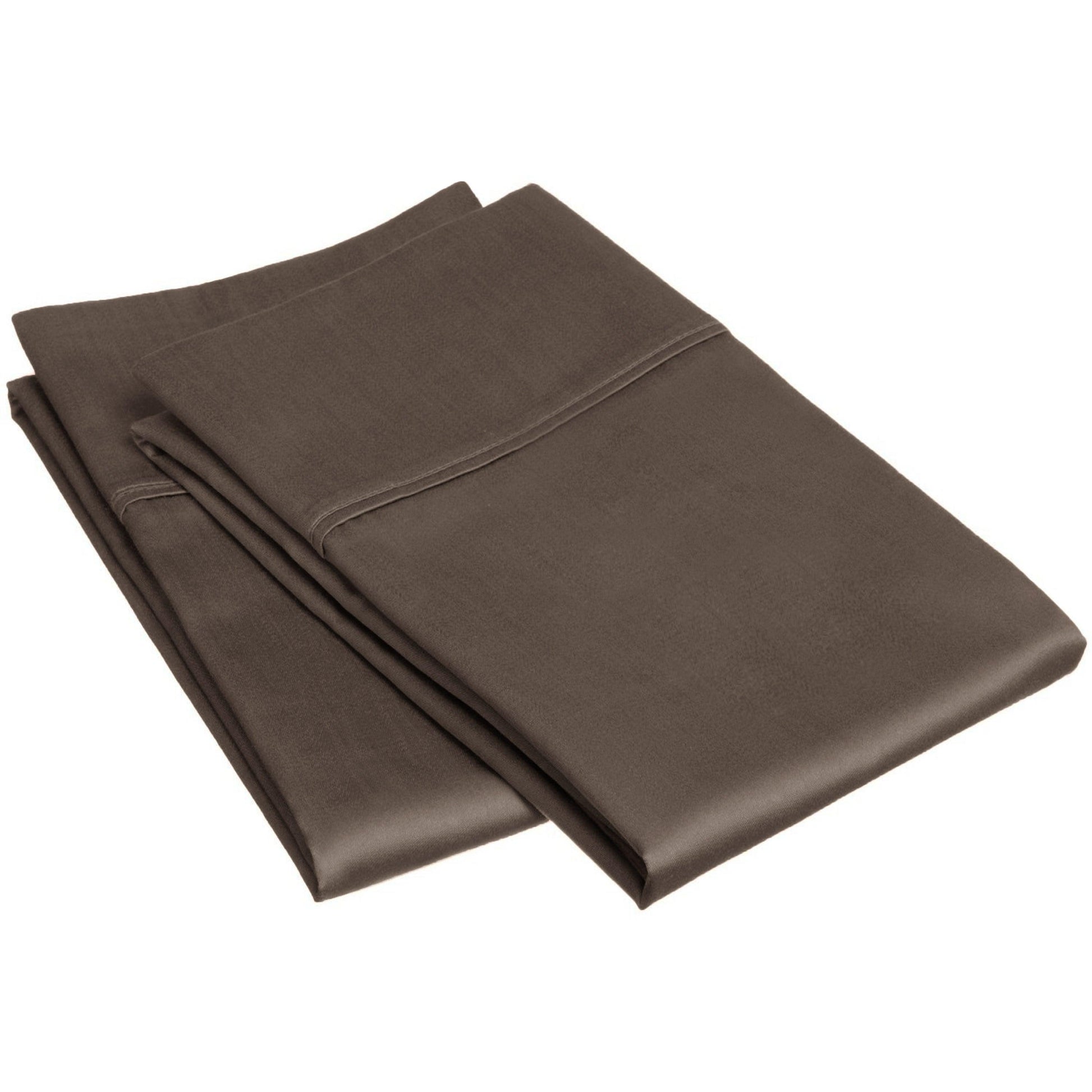  Wrinkle Resistant Egyptian Cotton 2-Piece Pillowcase Set - Grey