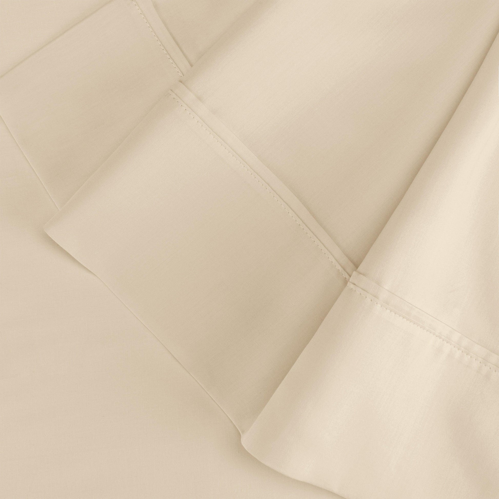  Wrinkle Resistant Egyptian Cotton 2-Piece Pillowcase Set -  Ivory
