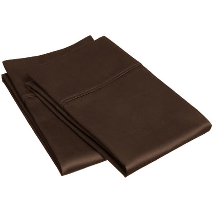 Wrinkle Resistant Egyptian Cotton 2-Piece Pillowcase Set - Mocha