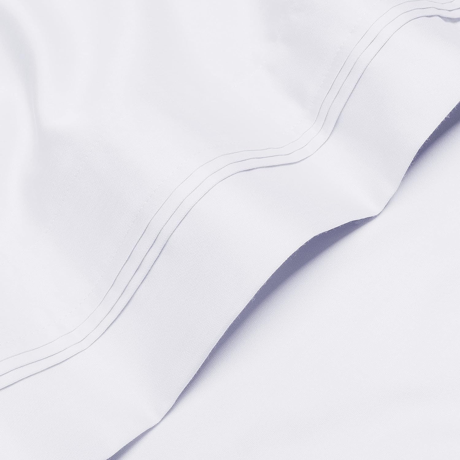 Superior Egyptian Cotton 1000 Thread Count Extra Deep Pocket Solid Sheet Set - White