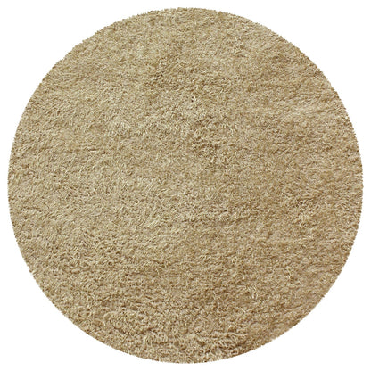 Superior Solid Indoor Plush Shag Area Rug Or Runner Or Round Rug - Beige