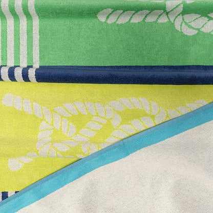 Marine Knots Oversized 4 Piece Beach Towel Set