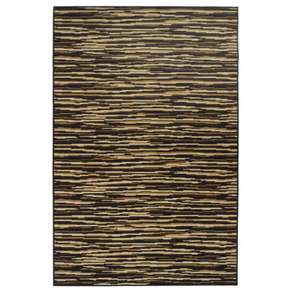 Horizon Stripes Contemporary Area Rug - Multicolor