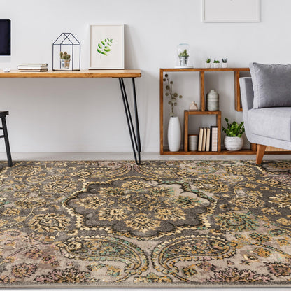  Cypress Oriental Floral Paisley Area Rug Or Runner Rug