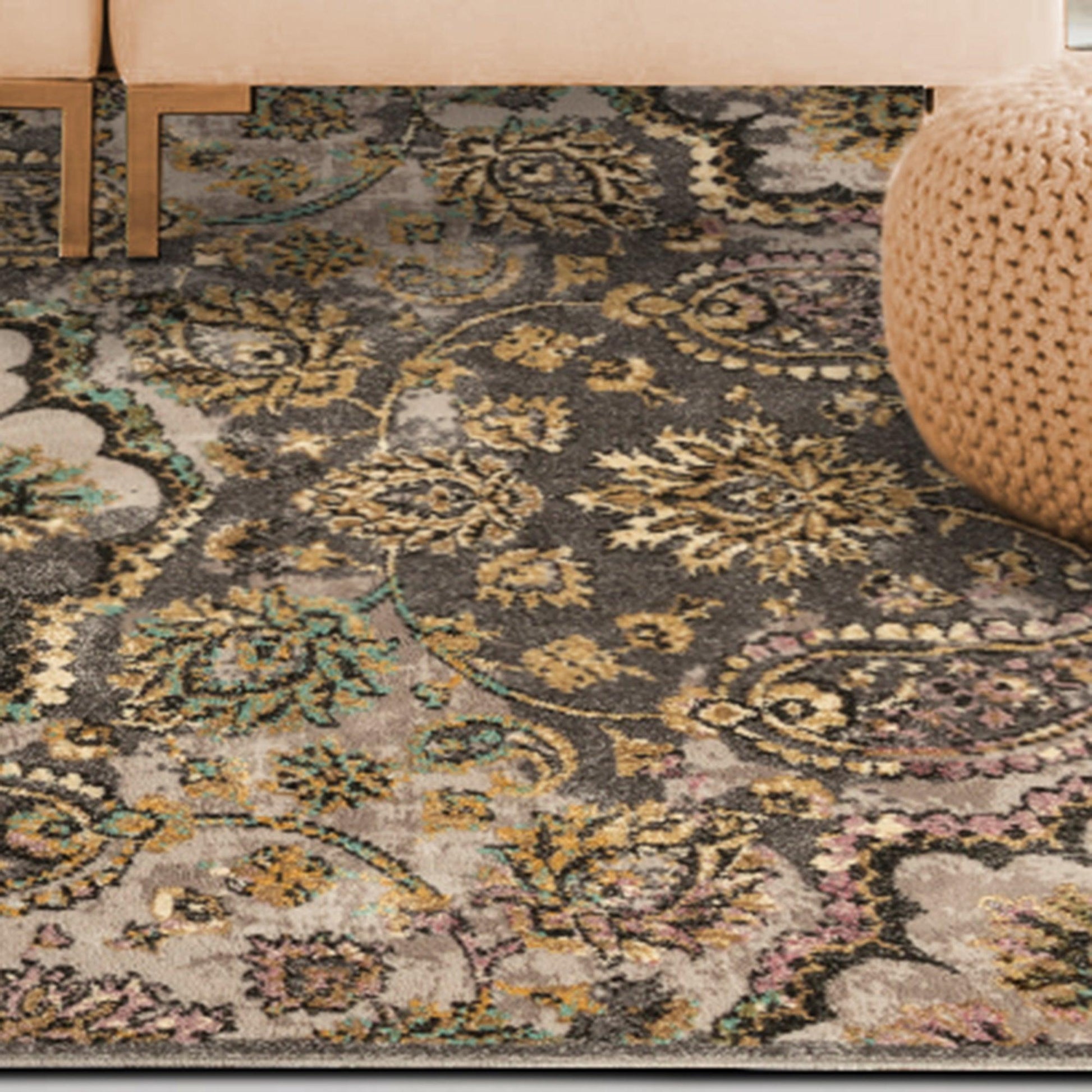  Cypress Oriental Floral Paisley Area Rug Or Runner Rug