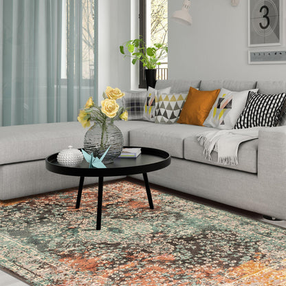 Superior Nova Distressed Center Medallion Artistic Area Rug