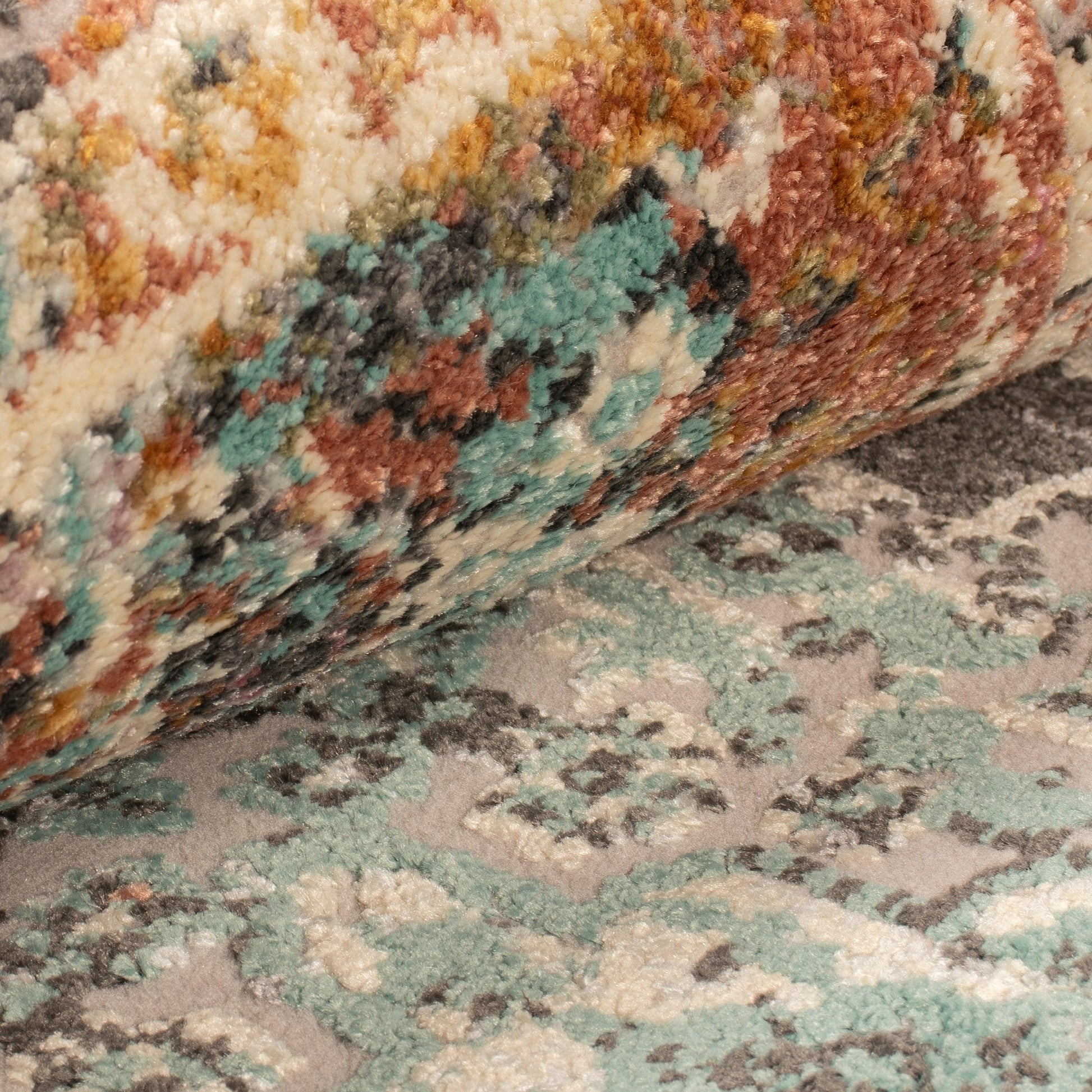 Superior Nova Distressed Center Medallion Artistic Area Rug