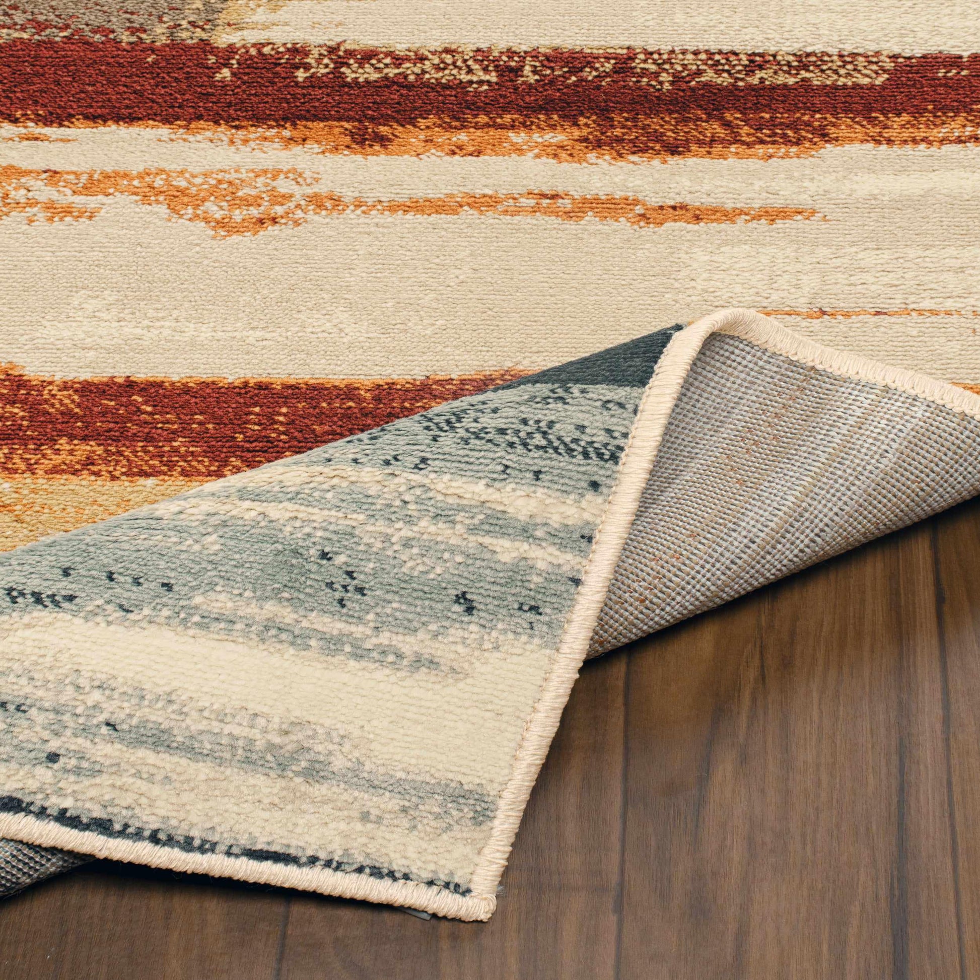  Superior Rothco Abstract Modern Area Rug - Cream