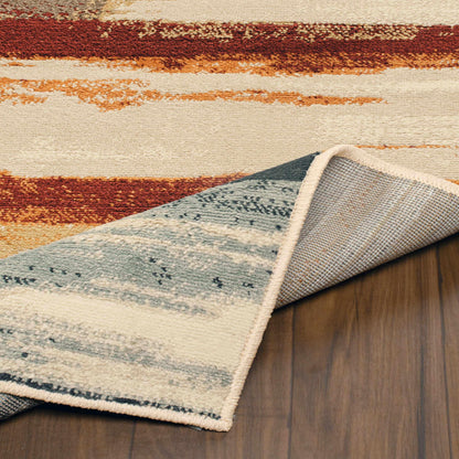  Superior Rothco Abstract Modern Area Rug - Cream