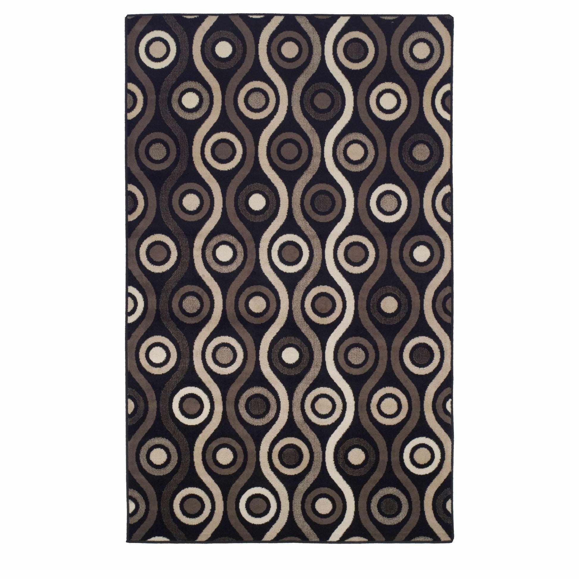 Archer Retro Inspired Area Rug or Runner Rug 