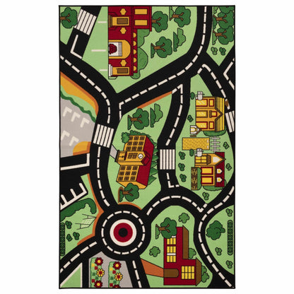  City-Cruising Non-Slip Kids Indoor Washable Area Rug or Runner