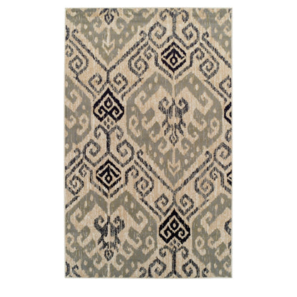  Superior Distressed Southwestern Tribal Area Rug - Beige