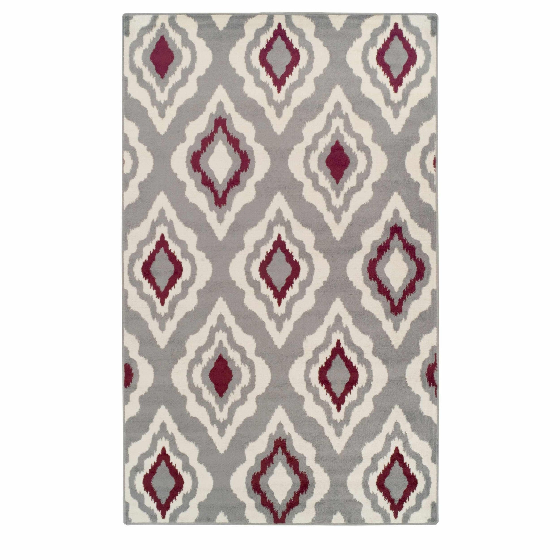 Superior Oversized Diamond Lattice Contemporary Area Rug