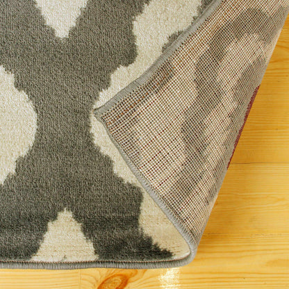 Superior Oversized Diamond Lattice Contemporary Area Rug