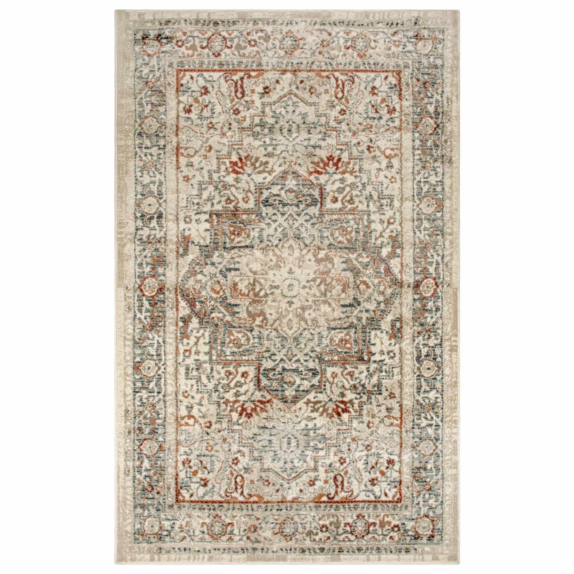 Superior Lucida Distressed Medallion Area Rug 