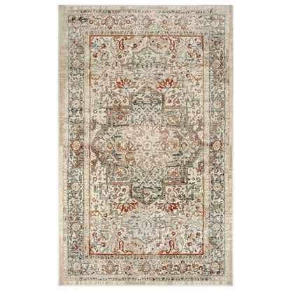 Superior Lucida Distressed Medallion Area Rug 