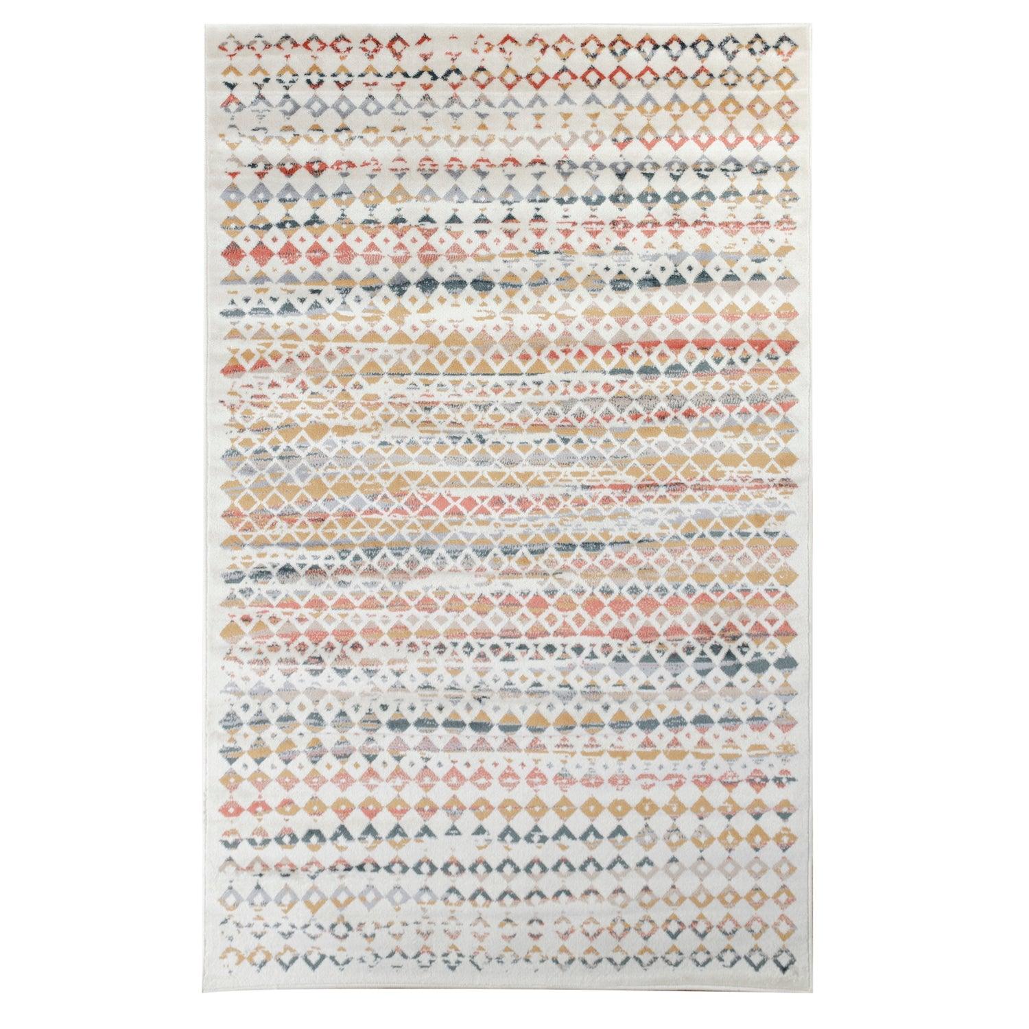 Superior Numair Abstract Geometric Diamonds Indoor Area Rug
